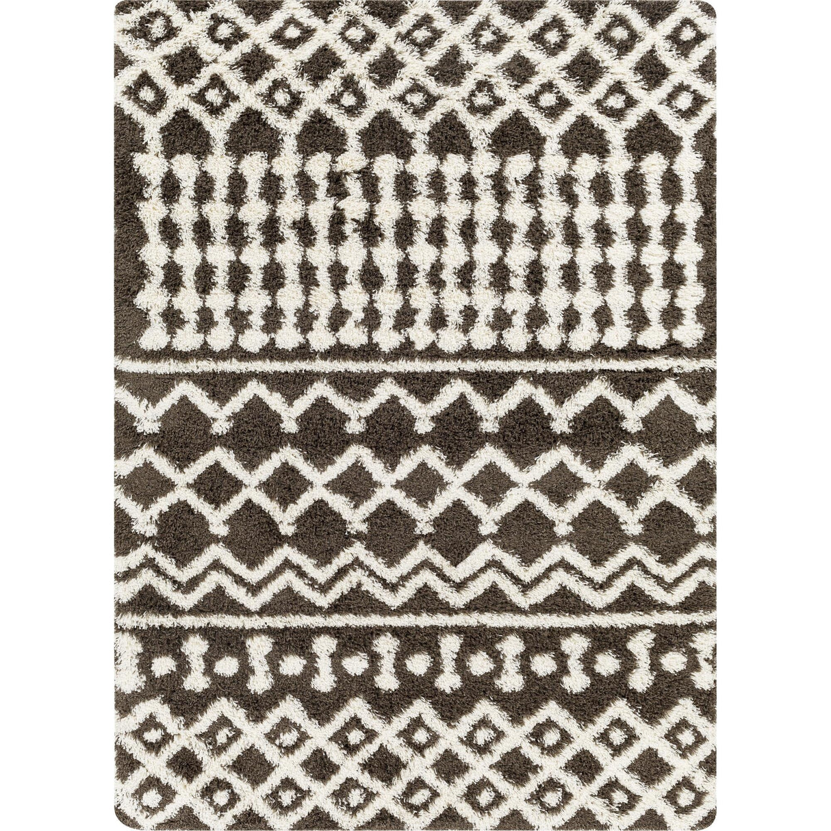 Livabliss Urban Shag Bohemian Tribal Area Rug