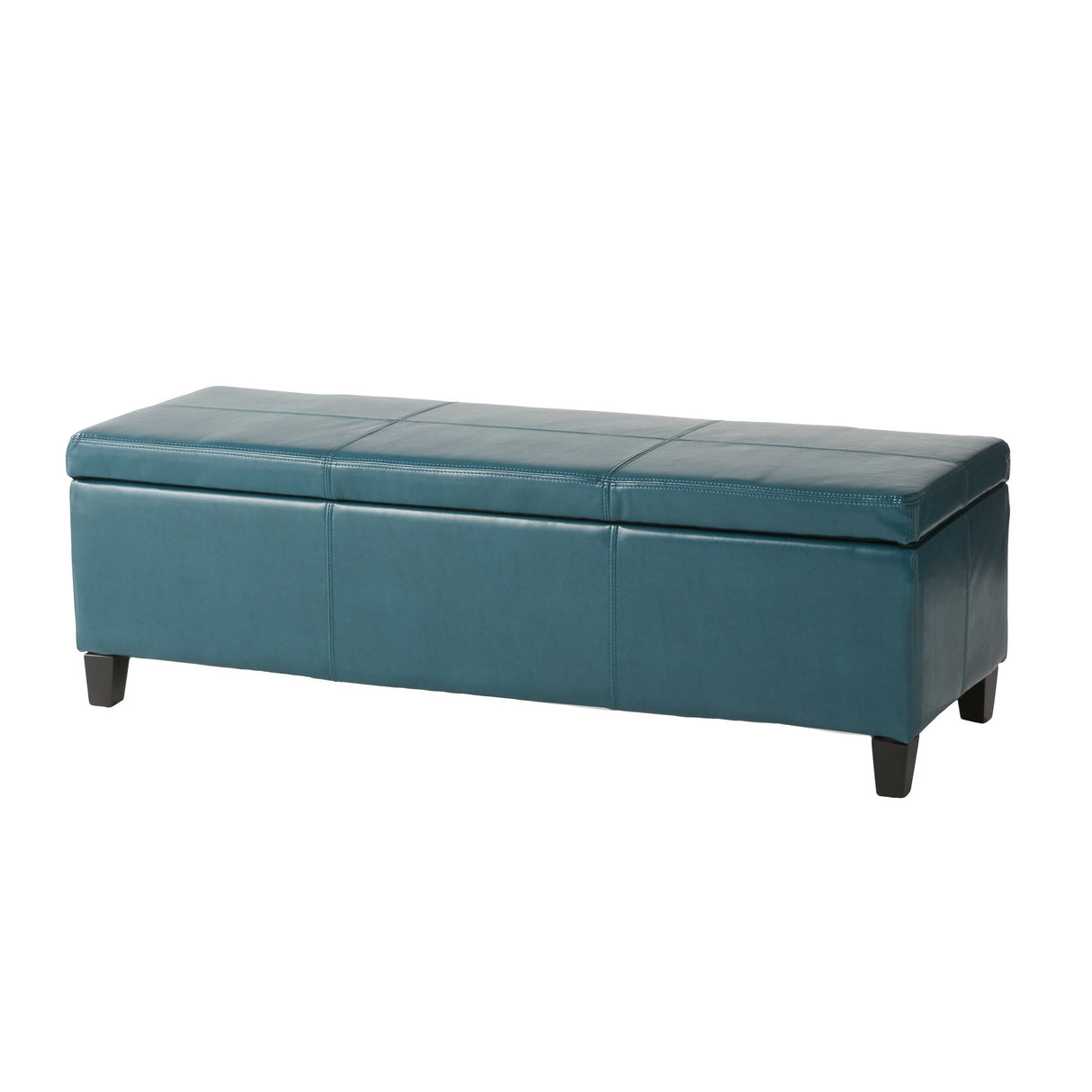 Lucinda Faux Leather Storage Bench by Christopher Knight Home - 51.25" L x 17.50" W x 16.25" H