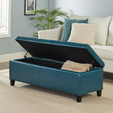 Lucinda Faux Leather Storage Bench by Christopher Knight Home - 51.25" L x 17.50" W x 16.25" H