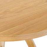 Luis 48-inch Round Wood Dining Table - Natural - 48Wx48Dx30H