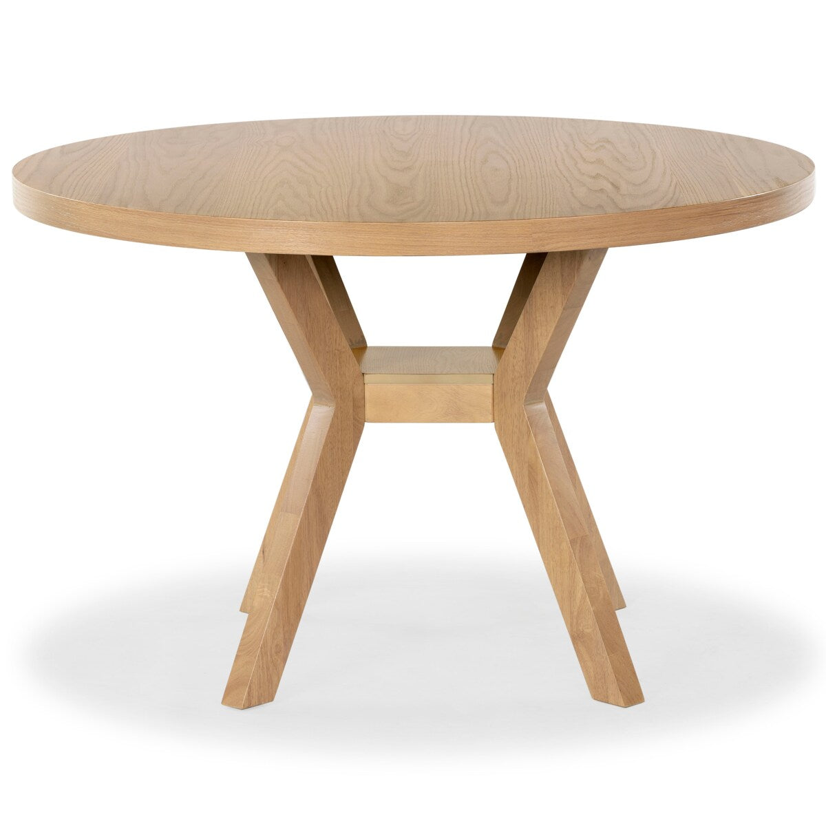 Luis 48-inch Round Wood Dining Table - Natural - 48Wx48Dx30H