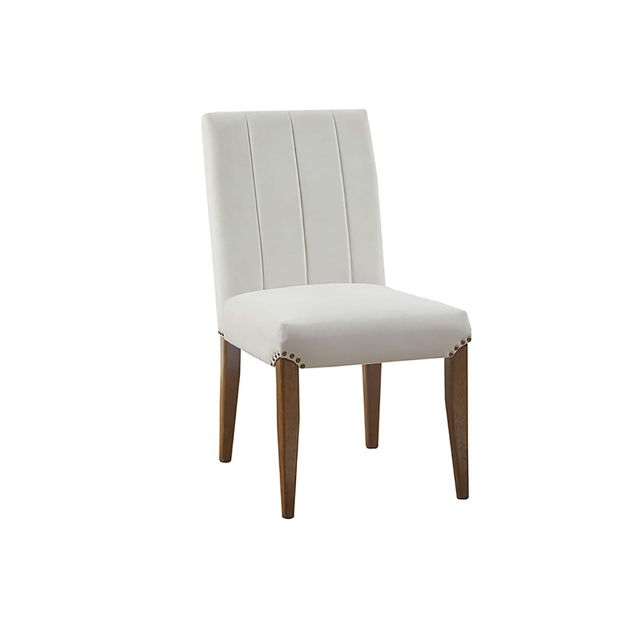 Madison Park Abel Cream Channel Tufting Dining Chair (Set of 2)