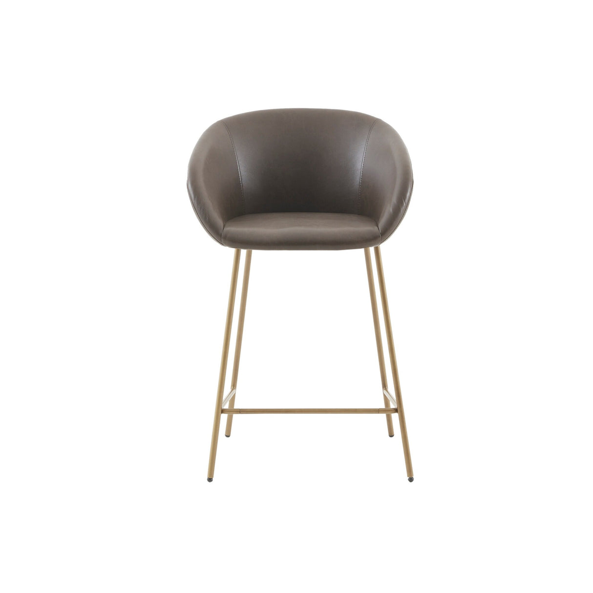 Madison Park Andrina Brown/ Gold Counter stool