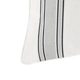 Madison Park Bolinas Printed Stripe 3M Scotchgard Outdoor Square Pillow - 20x20"