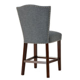 Madison Park Everitt Blue Counter Stool