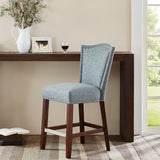 Madison Park Everitt Blue Counter Stool