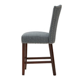 Madison Park Everitt Blue Counter Stool