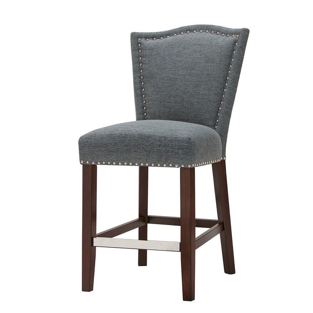 Madison Park Everitt Blue Counter Stool