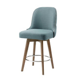 Madison Park Heyes Counter Stool with 360 degree Swivel Seat