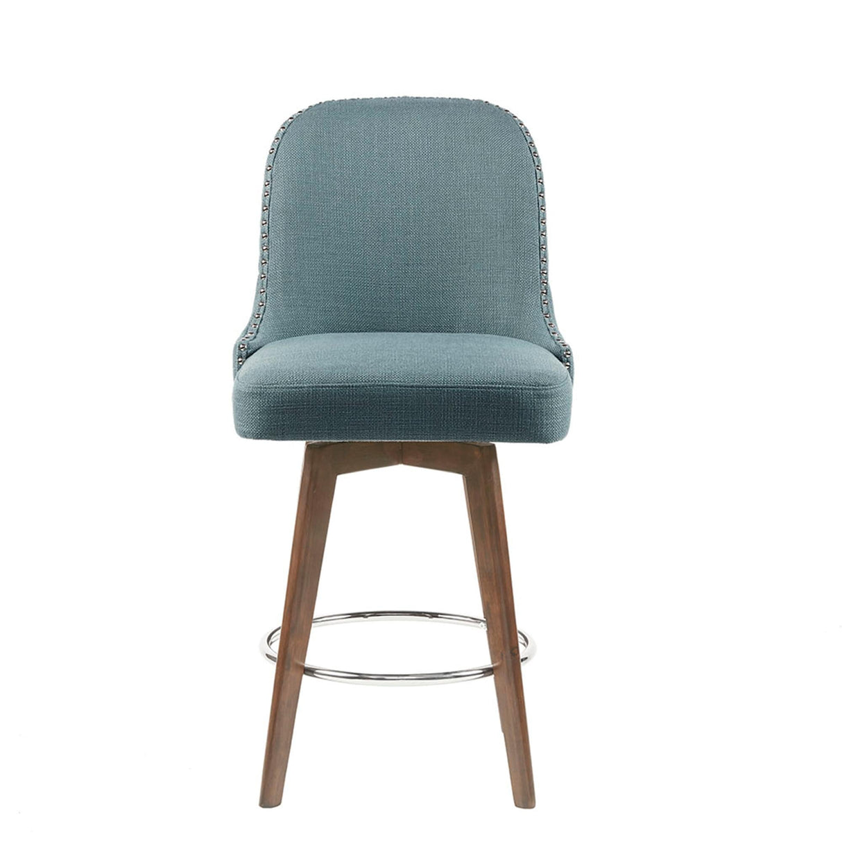 Madison Park Heyes Counter Stool with 360 degree Swivel Seat