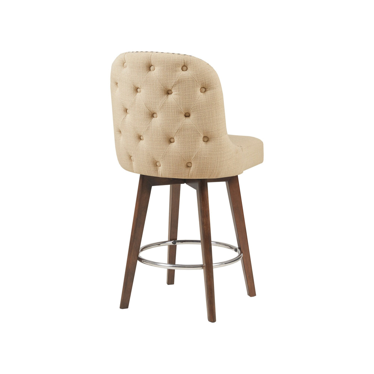 Madison Park Heyes Counter Stool with 360 degree Swivel Seat