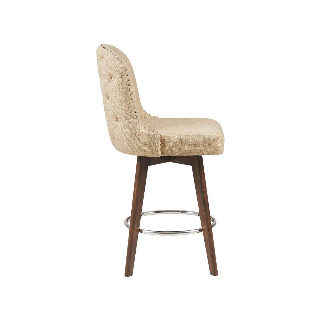 Madison Park Heyes Counter Stool with 360 degree Swivel Seat