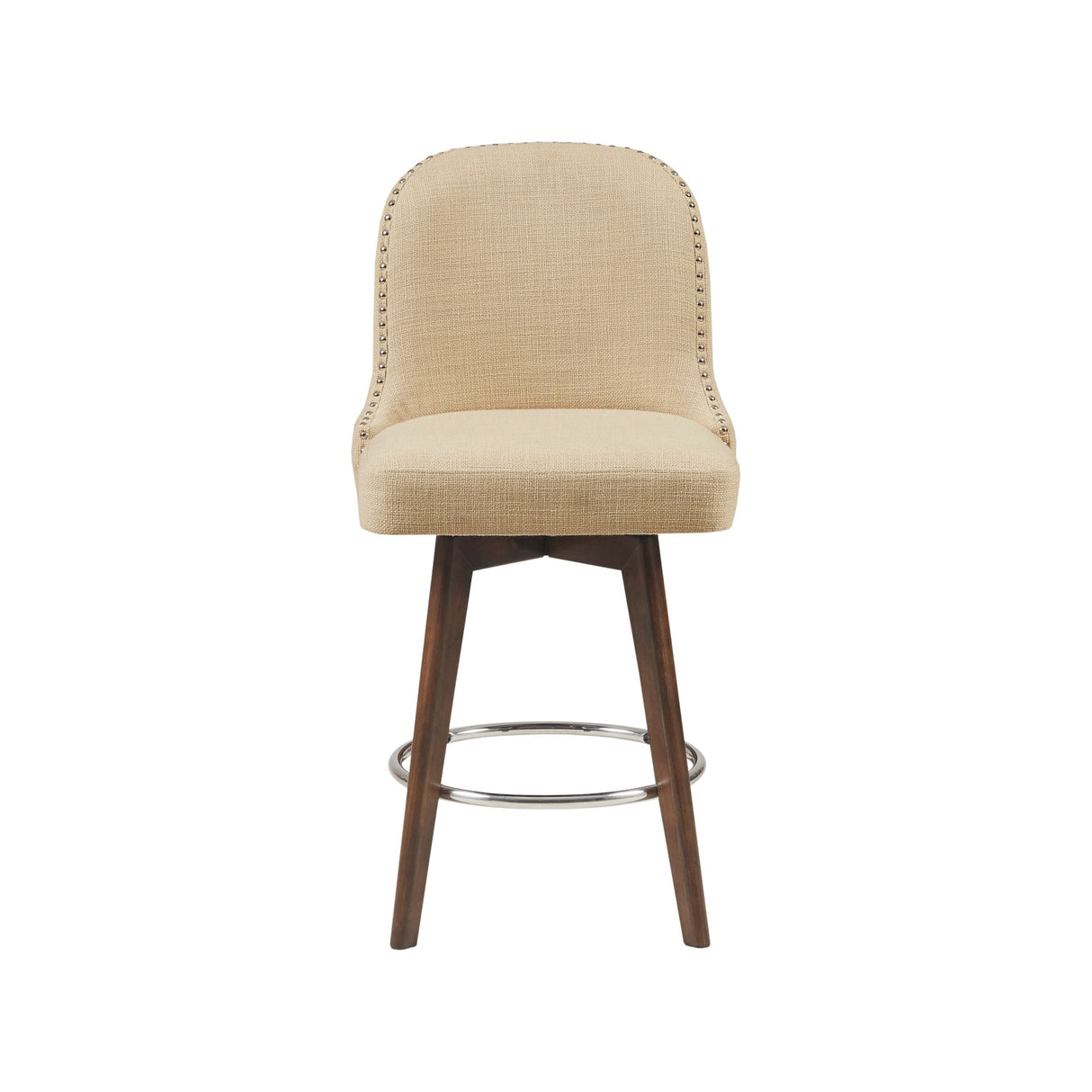 Madison Park Heyes Counter Stool with 360 degree Swivel Seat