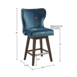 Madison Park Irvine 180 degree Swivel Counter Stool