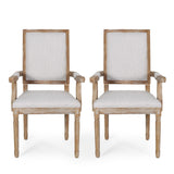 Maria French Country Upholstered Dining Chairs by Christopher Knight Home - 23.75" L x 23.75" W x 39.75" H