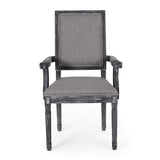 Maria French Country Upholstered Dining Chairs by Christopher Knight Home - 23.75" L x 23.75" W x 39.75" H