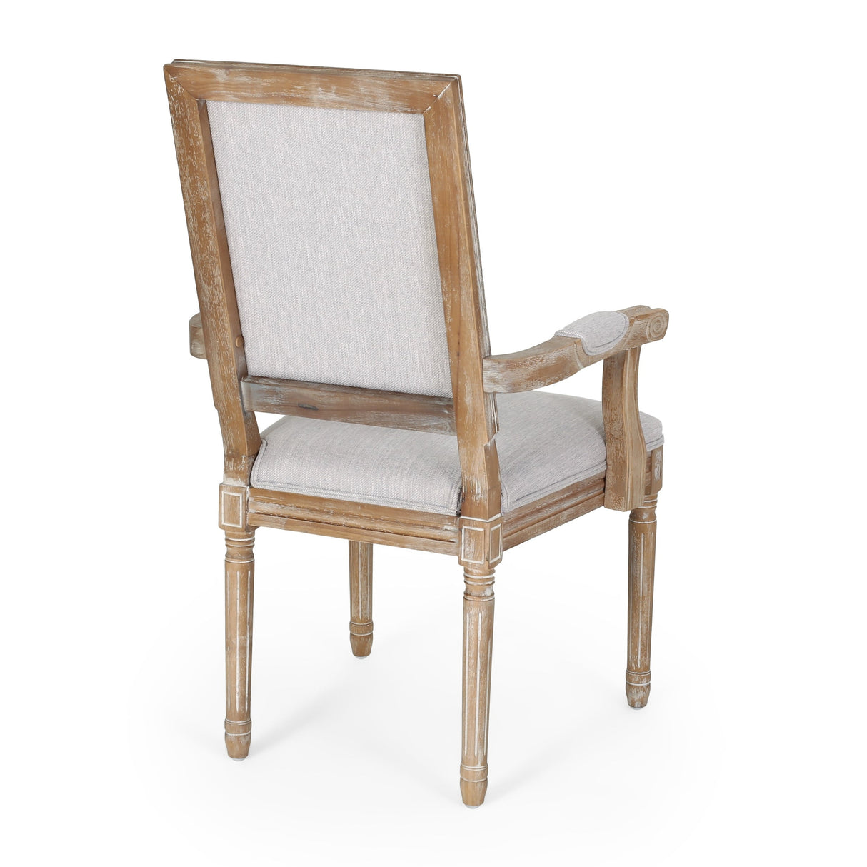 Maria French Country Upholstered Dining Chairs by Christopher Knight Home - 23.75" L x 23.75" W x 39.75" H