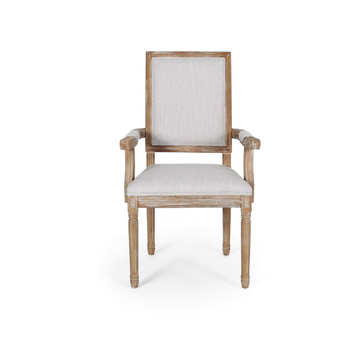 Maria French Country Upholstered Dining Chairs by Christopher Knight Home - 23.75" L x 23.75" W x 39.75" H