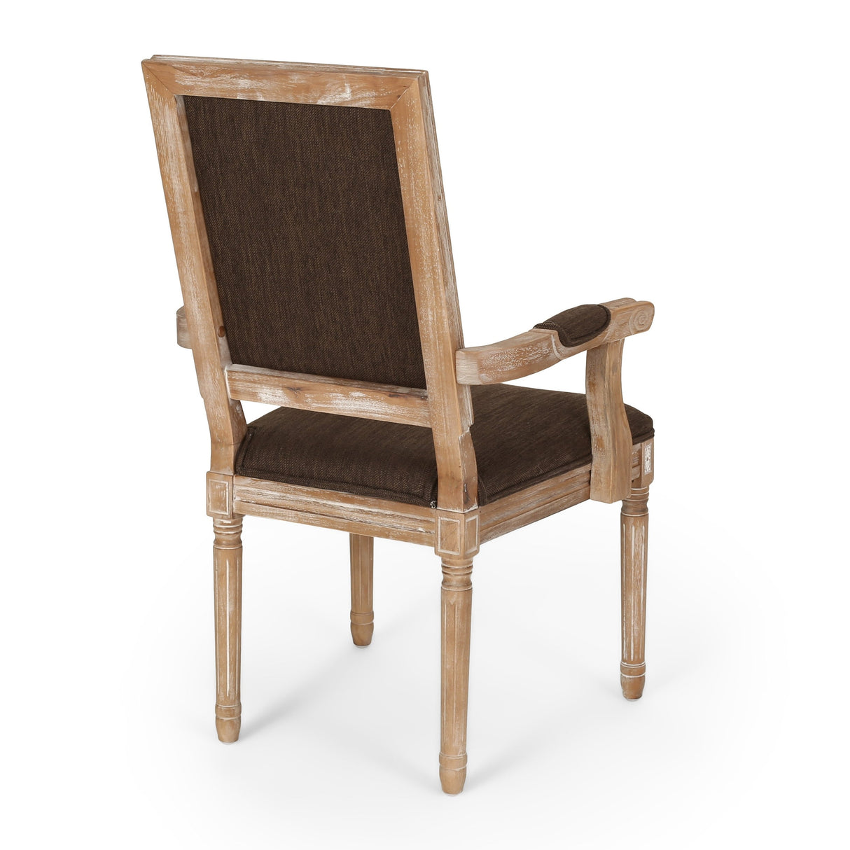 Maria French Country Upholstered Dining Chairs by Christopher Knight Home - 23.75" L x 23.75" W x 39.75" H