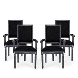 Maria French Country Upholstered Dining Chairs by Christopher Knight Home - 23.75" L x 23.75" W x 39.75" H