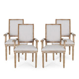 Maria French Country Upholstered Dining Chairs by Christopher Knight Home - 23.75" L x 23.75" W x 39.75" H