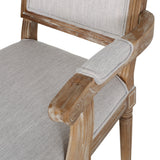 Maria French Country Upholstered Dining Chairs by Christopher Knight Home - 23.75" L x 23.75" W x 39.75" H