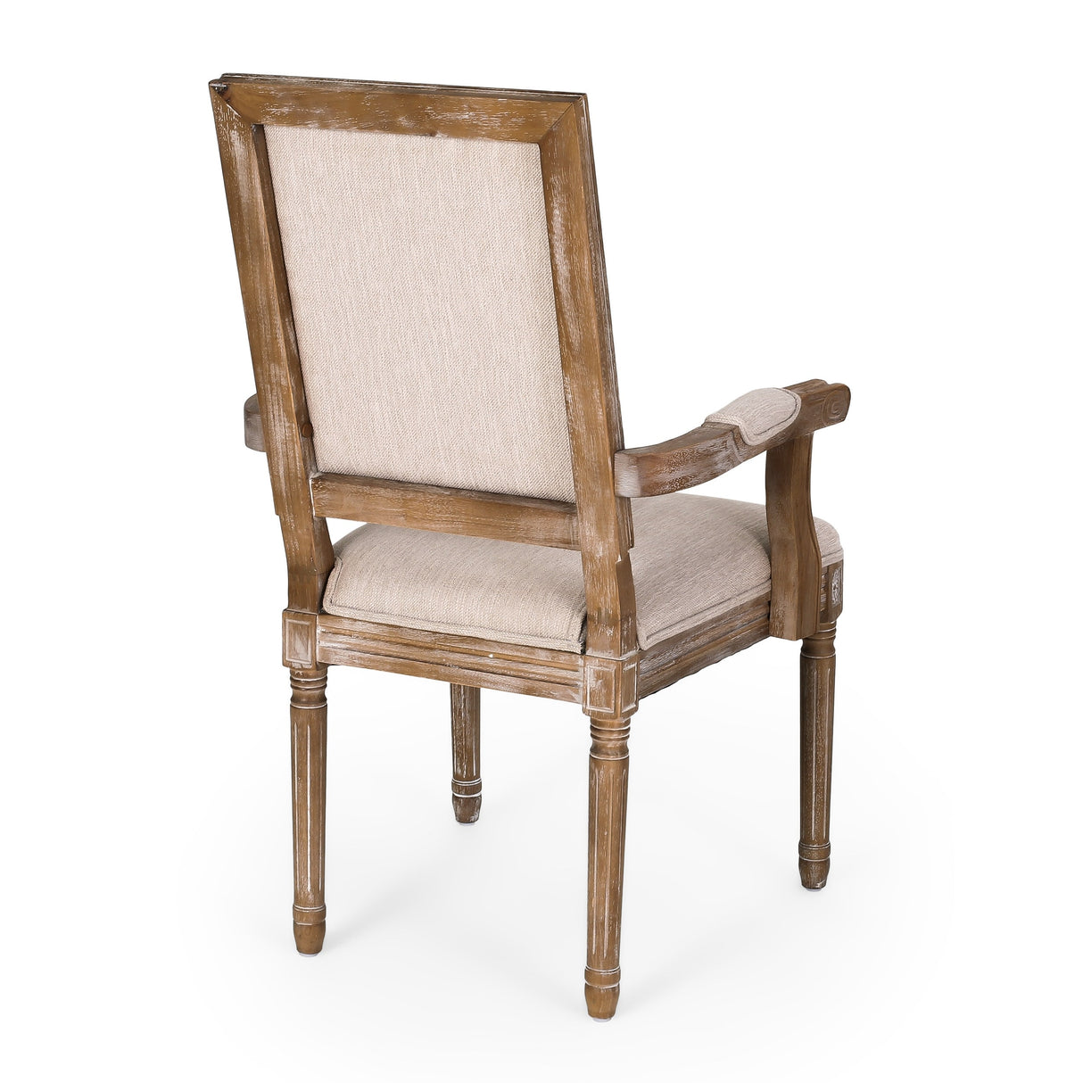 Maria French Country Upholstered Dining Chairs by Christopher Knight Home - 23.75" L x 23.75" W x 39.75" H