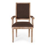 Maria French Country Upholstered Dining Chairs by Christopher Knight Home - 23.75" L x 23.75" W x 39.75" H