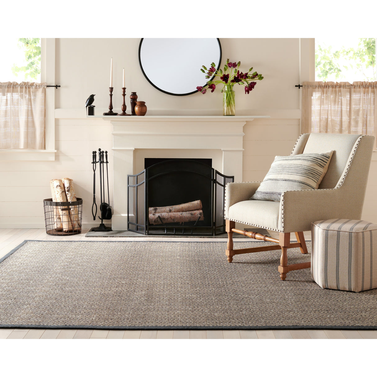 Martha Stewart Irmhilde Contemporary Sisal Rug