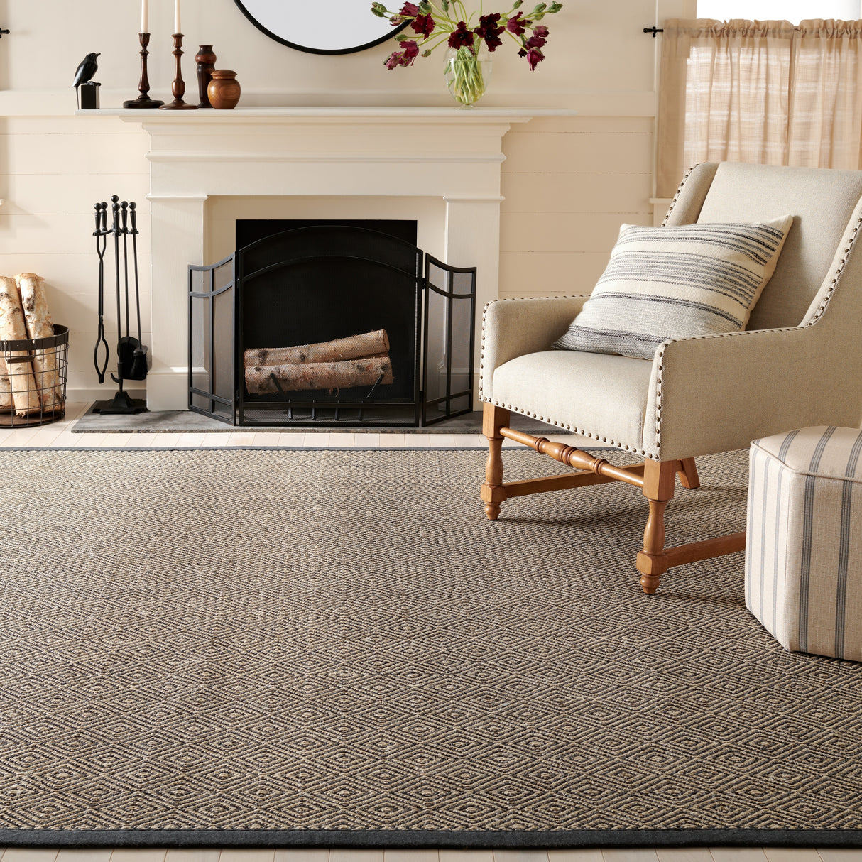 Martha Stewart Irmhilde Contemporary Sisal Rug