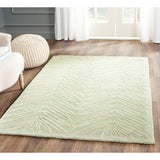 Martha Stewart by SAFAVIEH Chevron Leaves Wool/ Viscose Rug