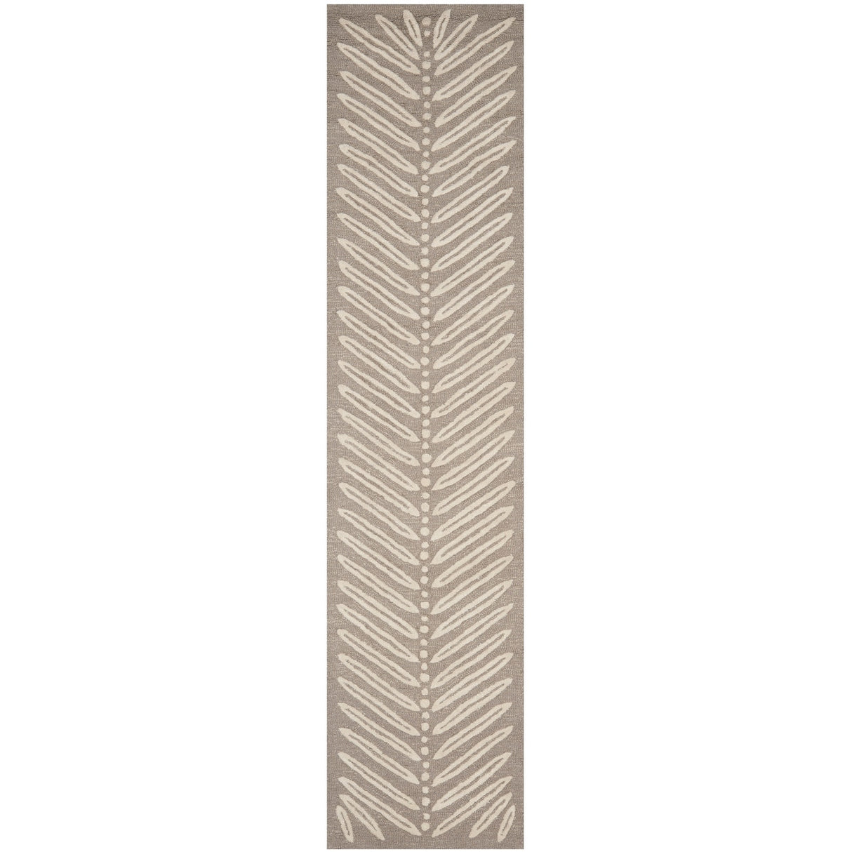 Martha Stewart by SAFAVIEH Chevron Leaves Wool/ Viscose Rug