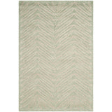 Martha Stewart by SAFAVIEH Chevron Leaves Wool/ Viscose Rug