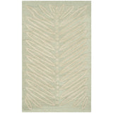 Martha Stewart by SAFAVIEH Chevron Leaves Wool/ Viscose Rug