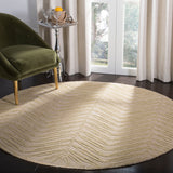 Martha Stewart by SAFAVIEH Chevron Leaves Wool/ Viscose Rug