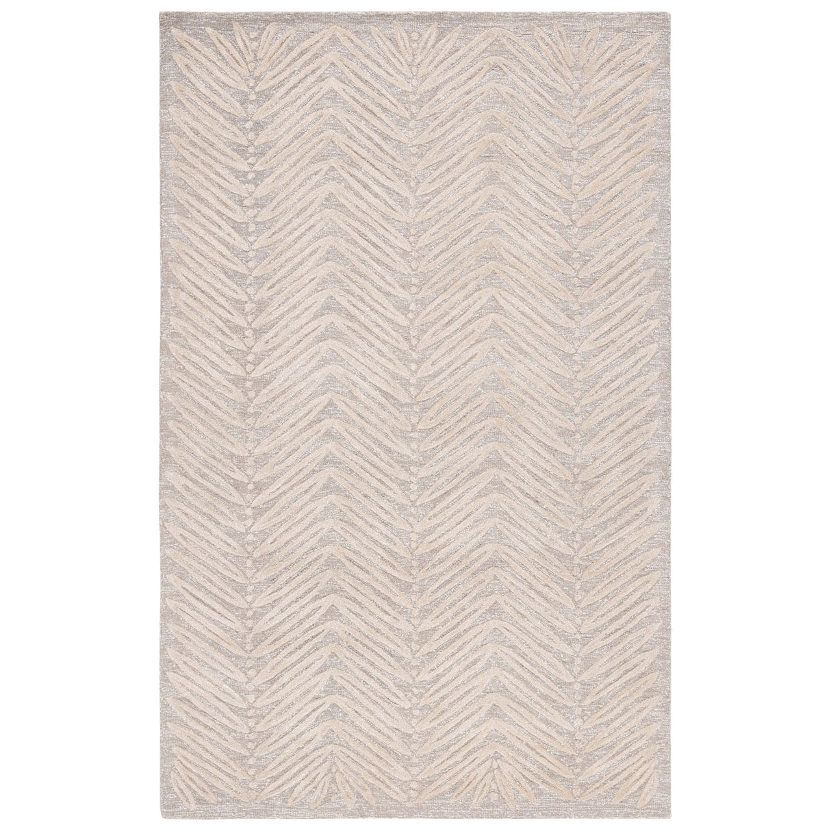 Martha Stewart by SAFAVIEH Chevron Leaves Wool/ Viscose Rug