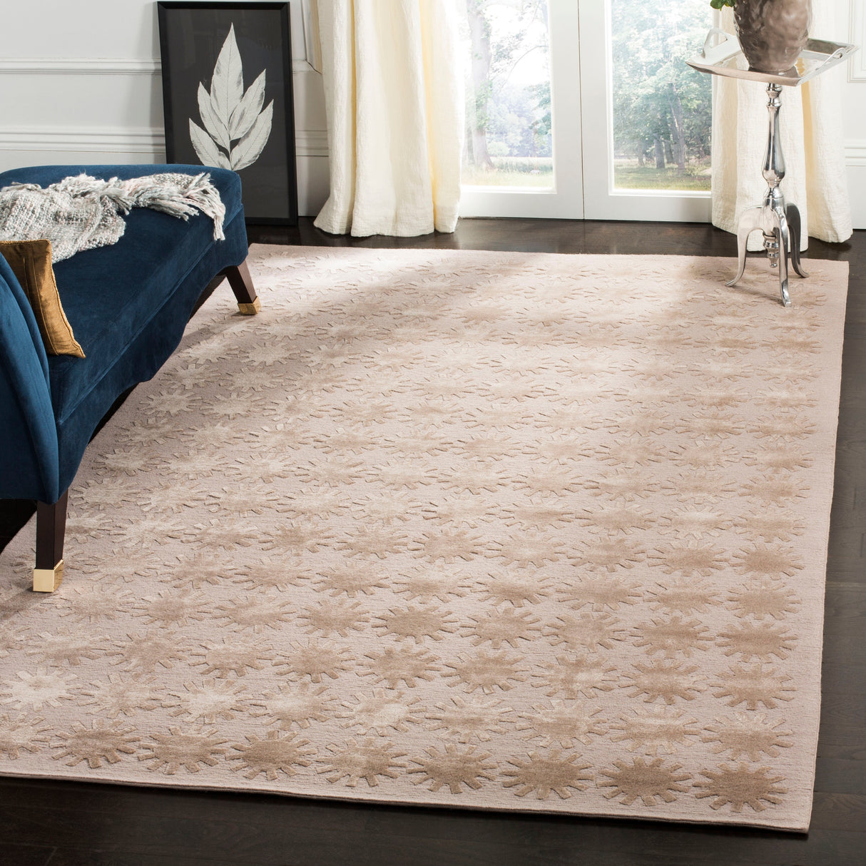 Martha Stewart by SAFAVIEH Constellation Silk/ Wool Rug