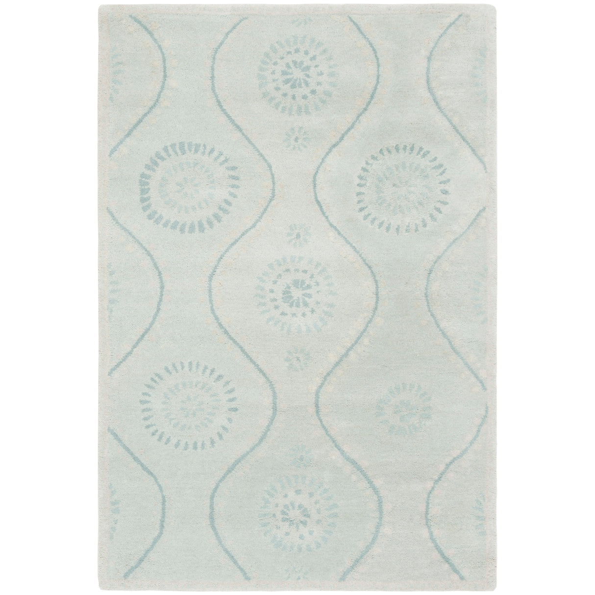 Martha Stewart by SAFAVIEH Handmade Ogee Dot Wool Rug