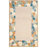 Martha Stewart by SAFAVIEH Poppy Border Wool/ Viscose Rug