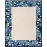 Martha Stewart by SAFAVIEH Poppy Border Wool/ Viscose Rug