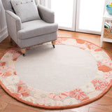 Martha Stewart by SAFAVIEH Poppy Border Wool/ Viscose Rug