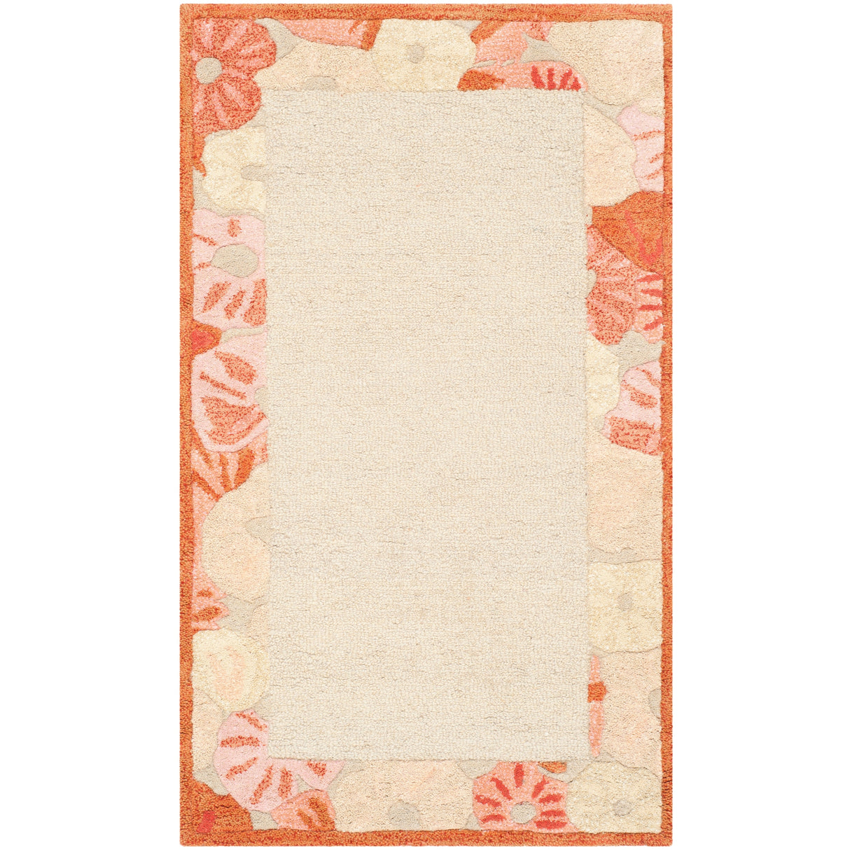 Martha Stewart by SAFAVIEH Poppy Border Wool/ Viscose Rug