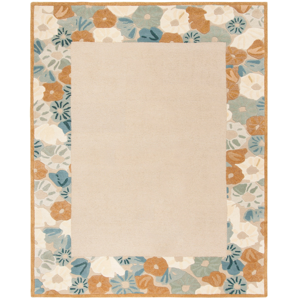 Martha Stewart by SAFAVIEH Poppy Border Wool/ Viscose Rug