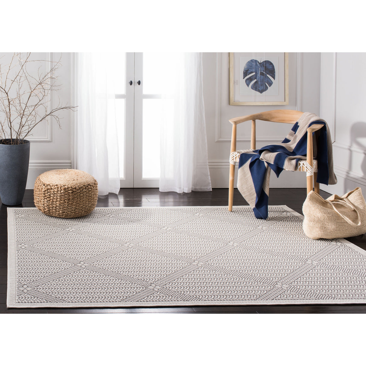 Martha Stewart by SAFAVIEH Washable Tetyana Indoor/ Outdoor Waterproof Rug