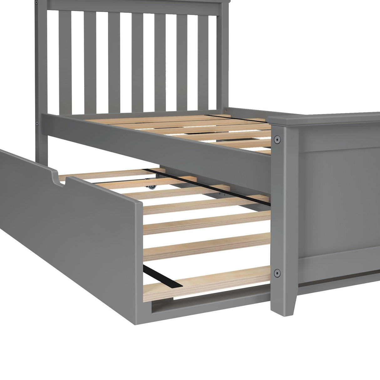 Max and Lily Twin Size Bed with Trundle