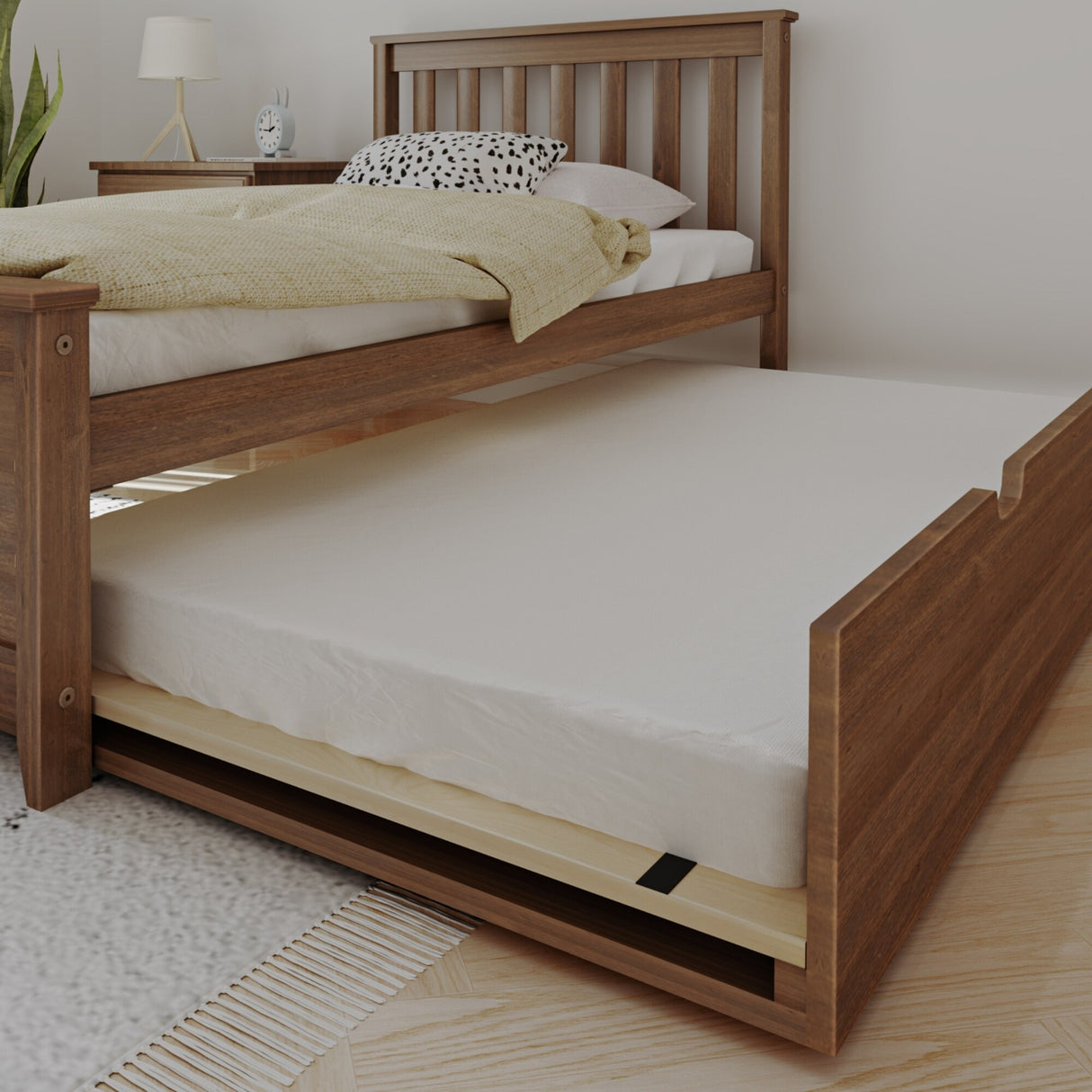 Max and Lily Twin Size Bed with Trundle