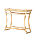 Meagher Rustic Handcrafted Mango Wood Console Table by Christopher Knight Home - 42.00" L x 14.00" W x 31.00" H