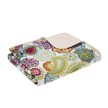 Mi Zone Asha Quilted Reversible Throw