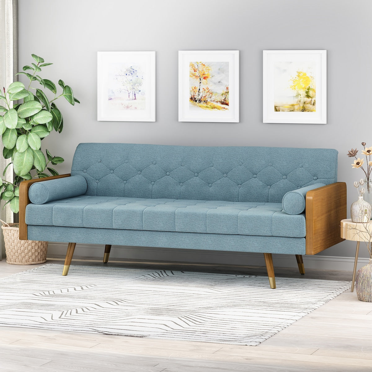 Mid-Century Modern Sofa Couch
