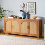 Middlebrook Modern 70-inch Reeded Sideboard with Arched Doors